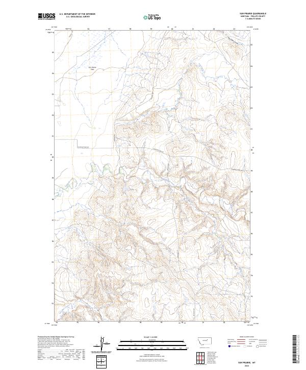 Sun Prairie 2024 topographic map thumbnail