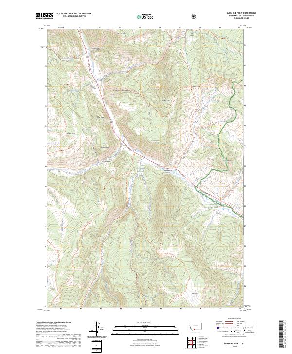 Sunshine Point 2024 topographic map thumbnail