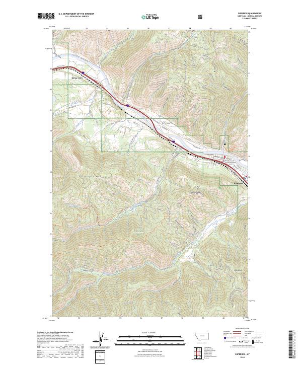 Superior 2024 topographic map thumbnail