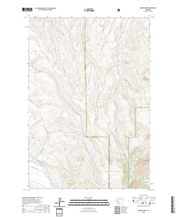 Swamp Creek topographic map thumbnail