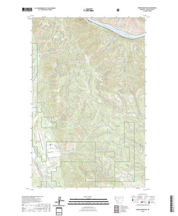 Swede Mountain 2024 topographic map thumbnail