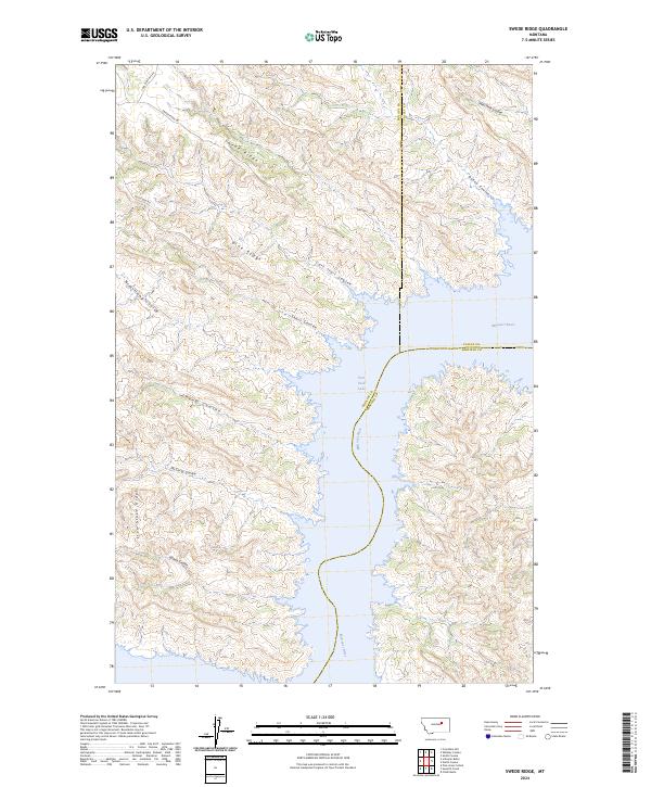 Swede Ridge topographic map thumbnail