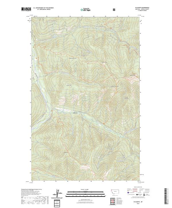 Sylvanite 2024 topographic map thumbnail