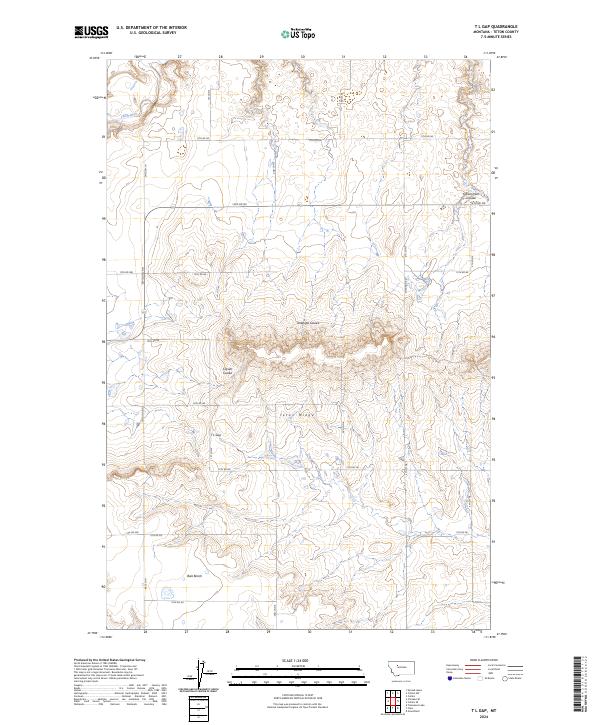 T L Gap topographic map thumbnail