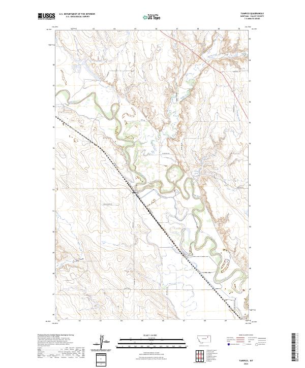 Tampico topographic map thumbnail