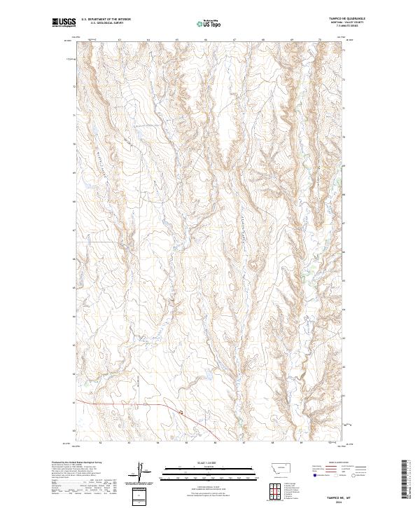 Tampico NE topographic map thumbnail
