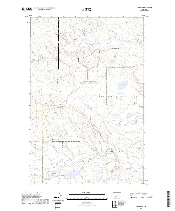 Teigen NW topographic map thumbnail