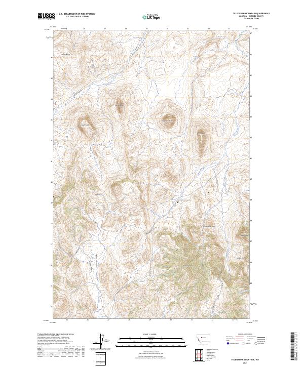 Telegraph Mountain 2024 topographic map thumbnail