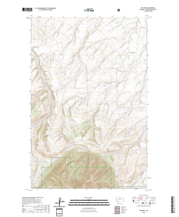 The Arch topographic map thumbnail