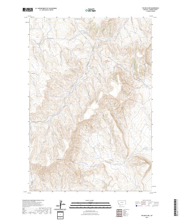 The Big Slide topographic map thumbnail