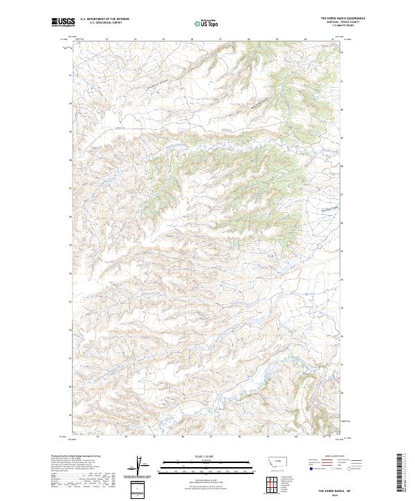 The Horse Ranch topographic map thumbnail