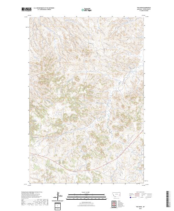 The Knob topographic map thumbnail