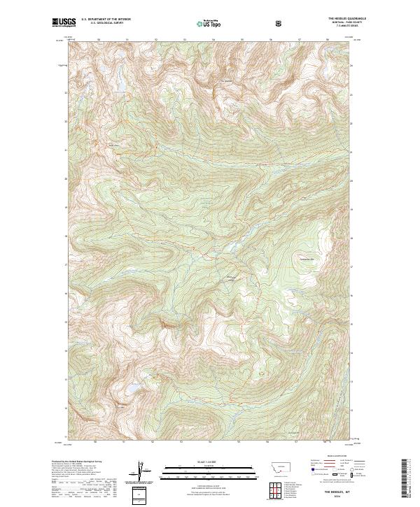 The Needles 2024 topographic map thumbnail