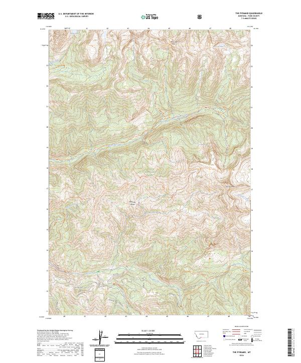 The Pyramid topographic map thumbnail