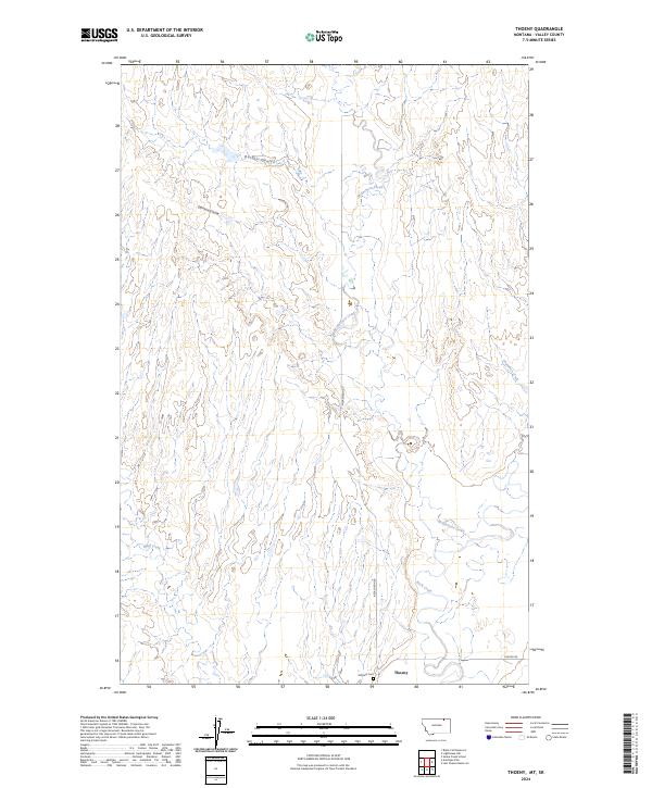 Thoeny topographic map thumbnail