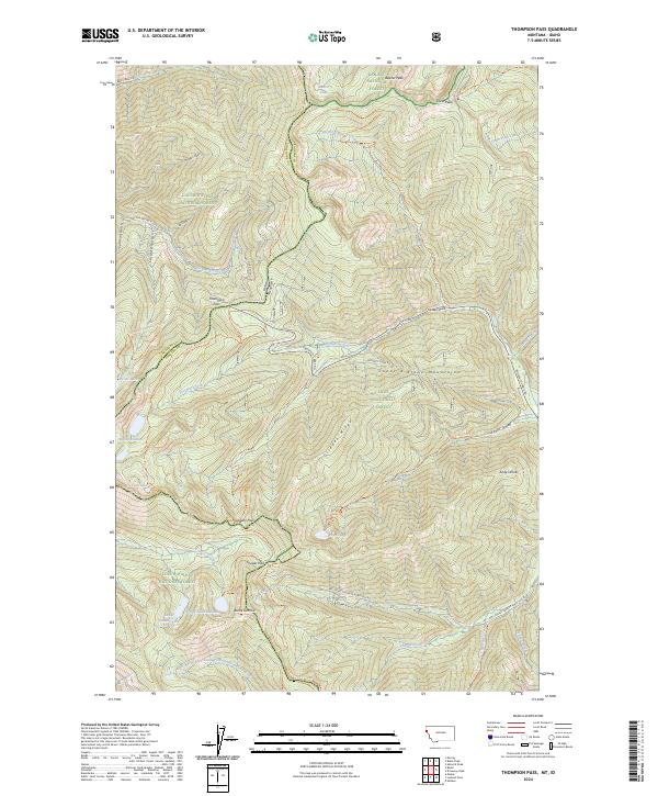 Thompson Pass 2024 topographic map thumbnail