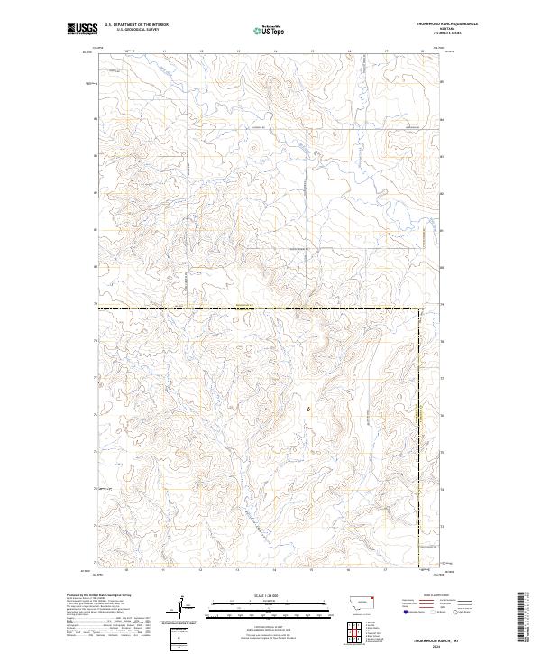 Thornwood Ranch topographic map thumbnail