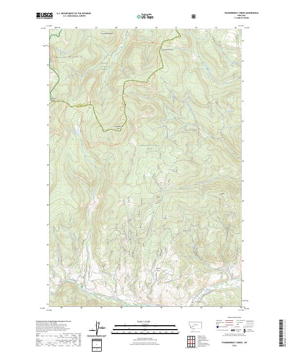 Thunderbolt Creek topographic map thumbnail