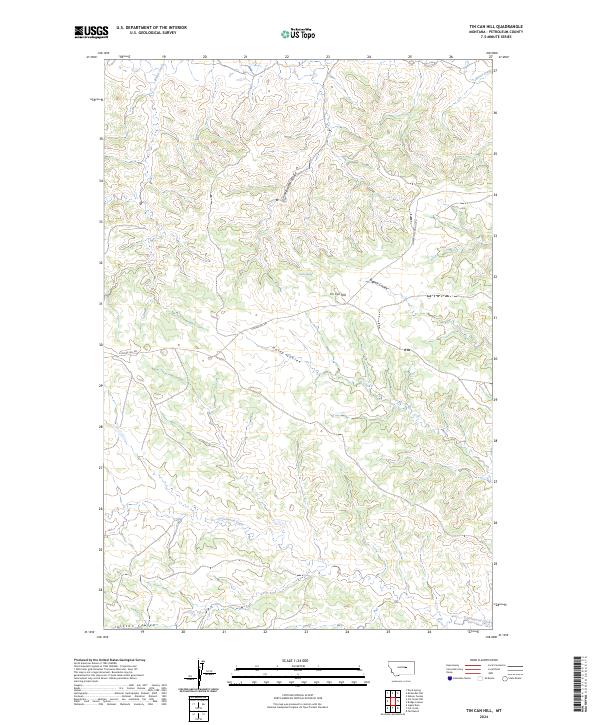 Tin Can Hill topographic map thumbnail