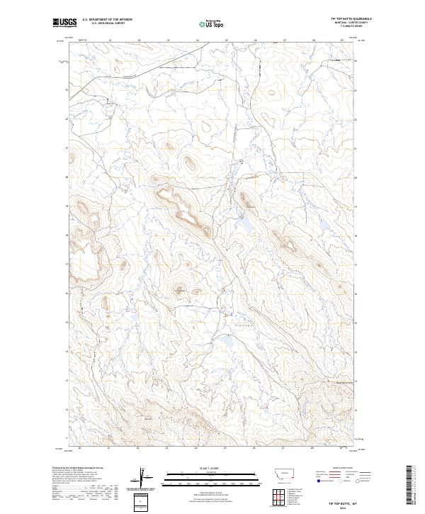 Tip Top Butte 2024 topographic map thumbnail