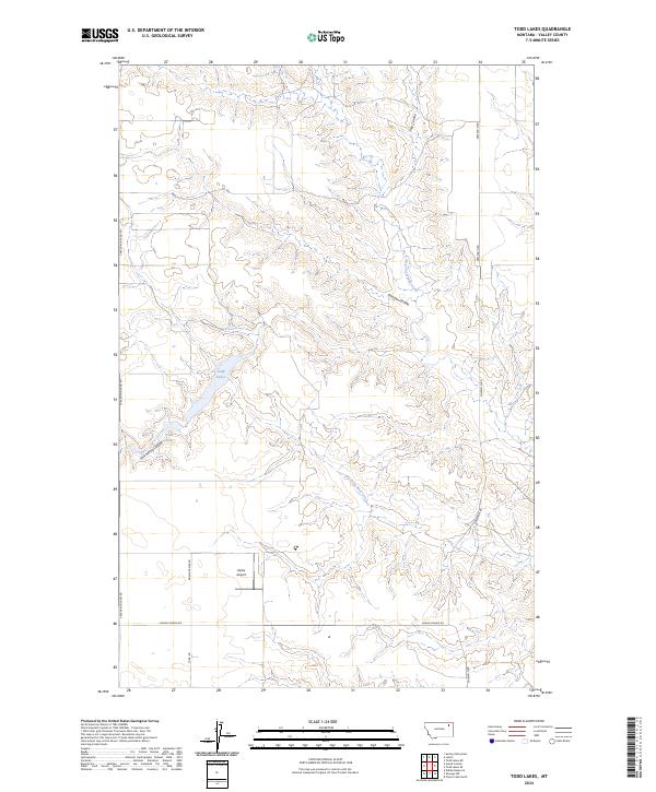 Todd Lakes topographic map thumbnail