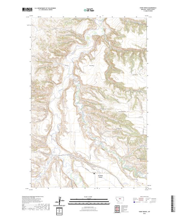 Toney Bench topographic map thumbnail