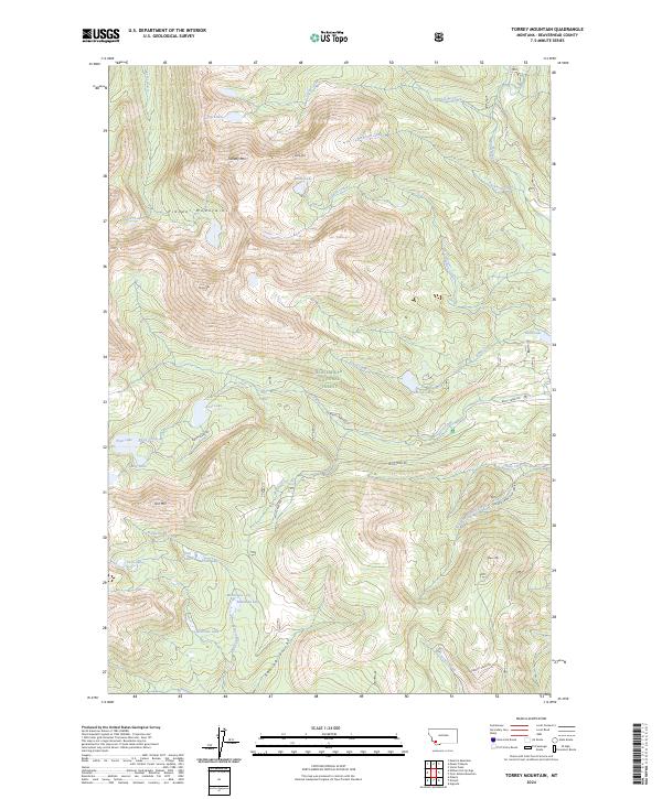 Torrey Mountain 2024 topographic map thumbnail