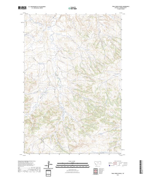 Trail Creek School topographic map thumbnail