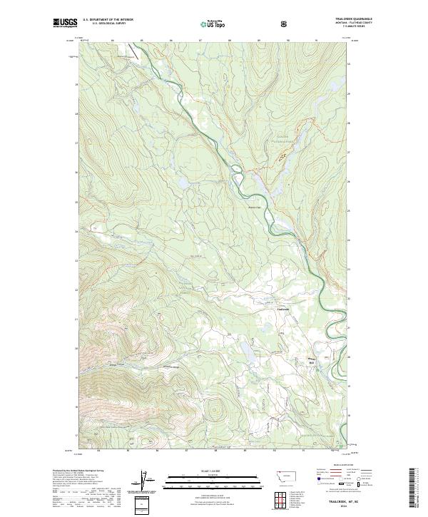 Trailcreek topographic map thumbnail