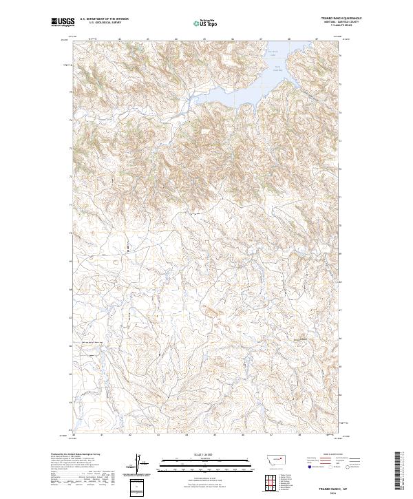 Trumbo Ranch topographic map thumbnail