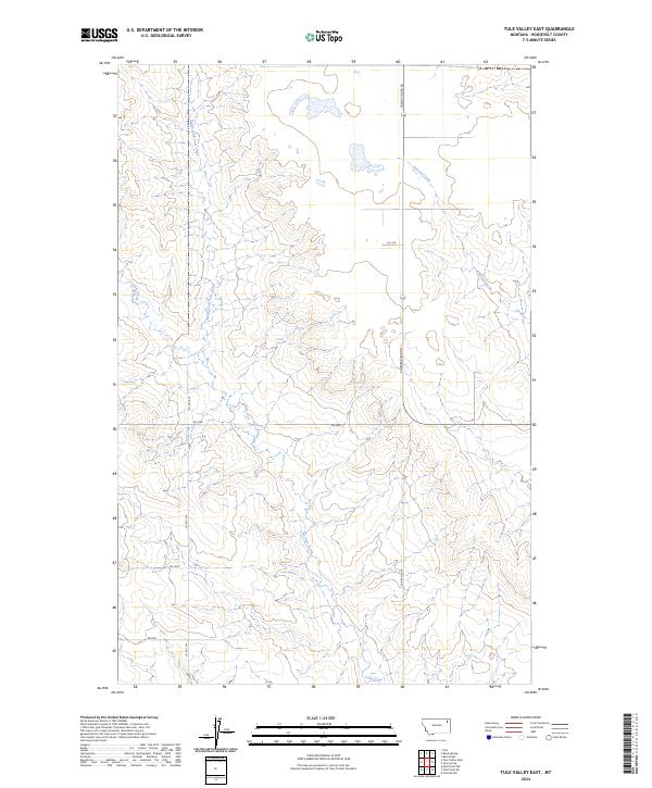 Tule Valley East topographic map thumbnail