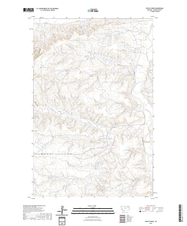 Turtle Creek topographic map thumbnail