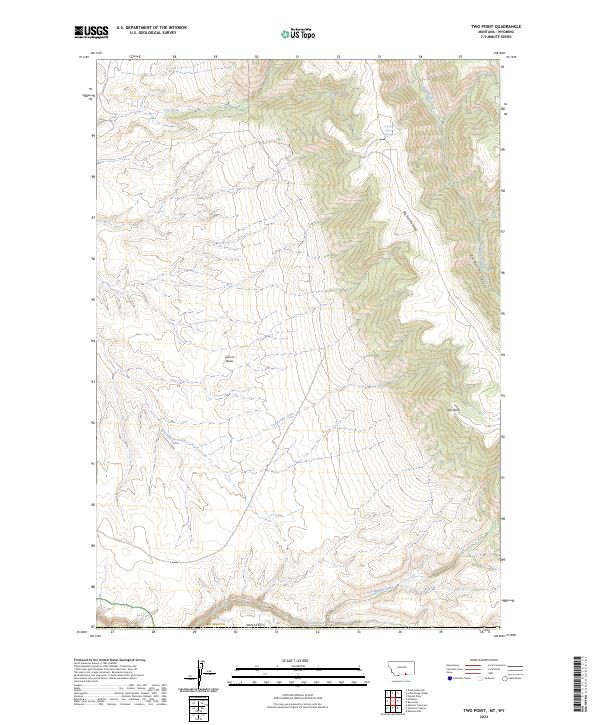 Two Point topographic map thumbnail