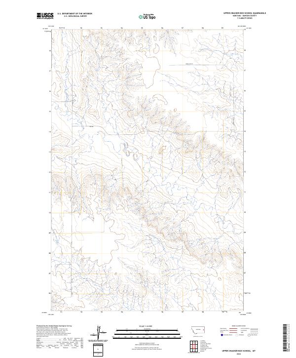 Upper Cracker Box School topographic map thumbnail