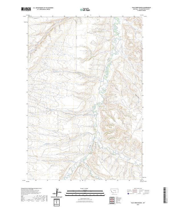 Vale Creek Ranch topographic map thumbnail