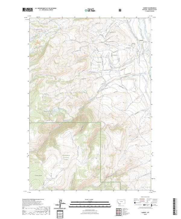 Varney topographic map thumbnail