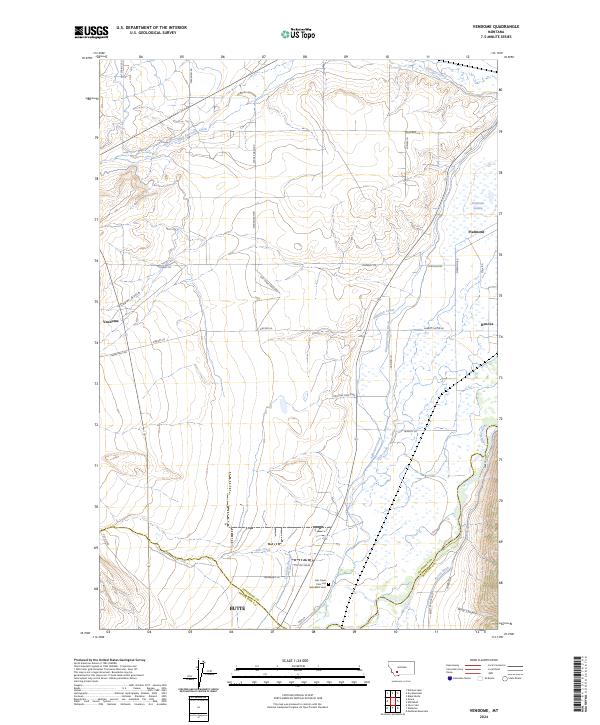 Vendome topographic map thumbnail