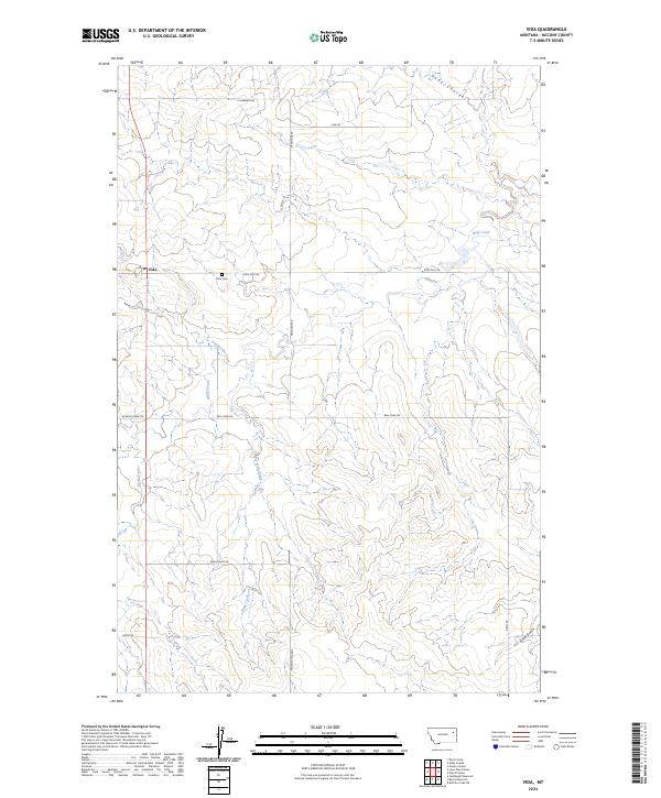 Vida topographic map thumbnail