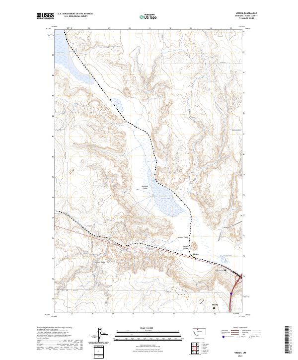 Virden topographic map thumbnail