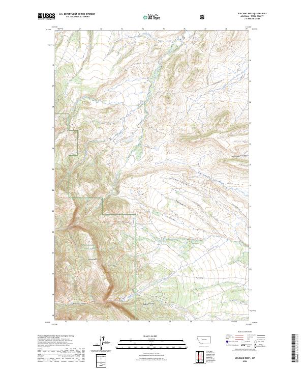 Volcano Reef topographic map thumbnail