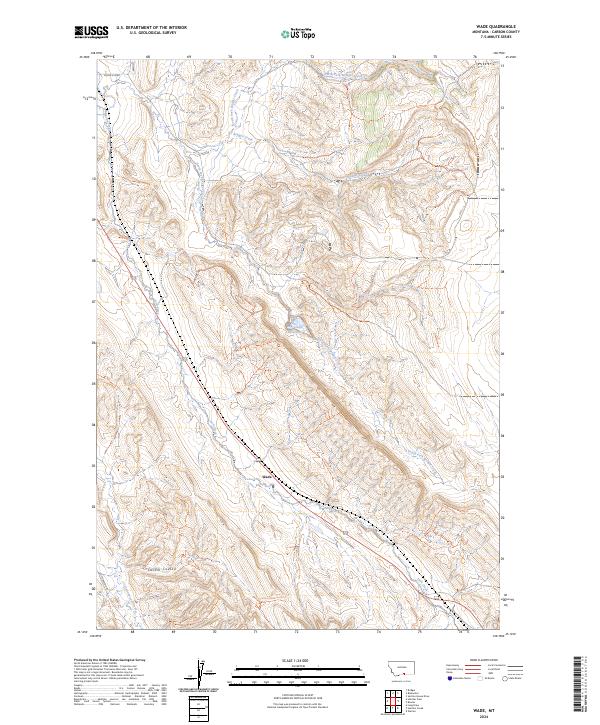 Wade topographic map thumbnail