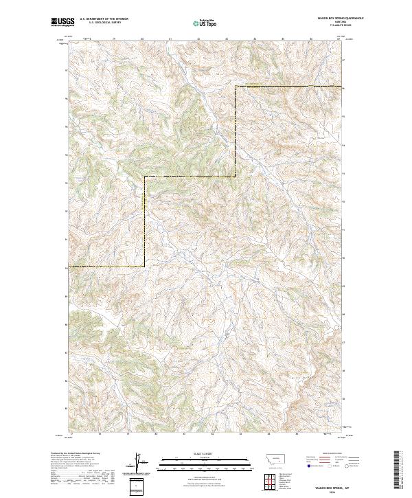 Wagon Box Spring topographic map thumbnail