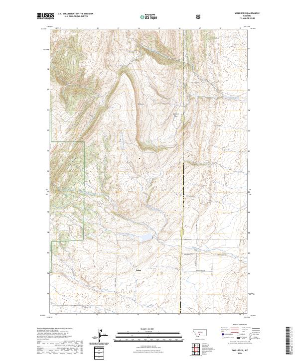 Wallrock topographic map thumbnail