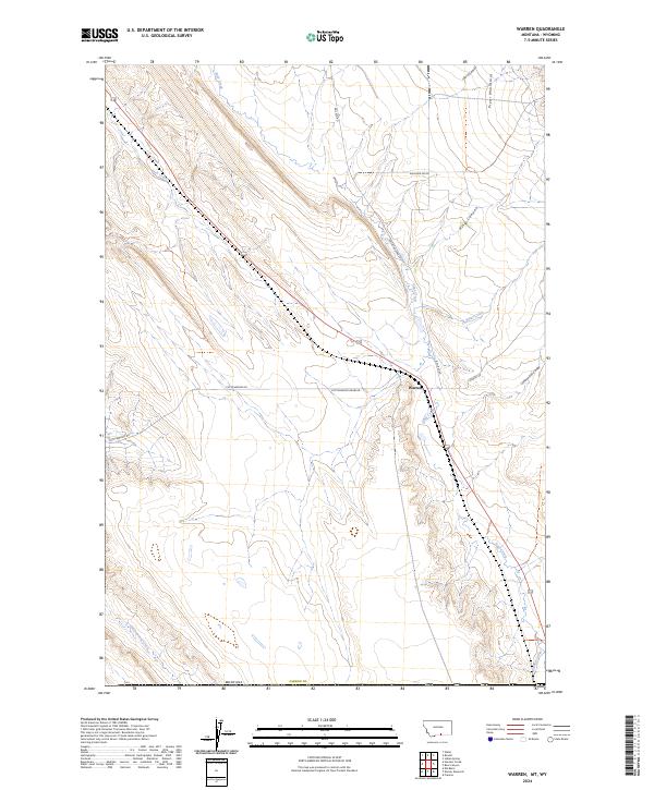 Warren topographic map thumbnail