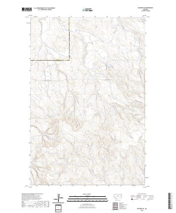 Watkins SE topographic map thumbnail