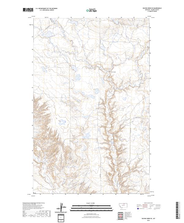 Wayne Creek SE topographic map thumbnail