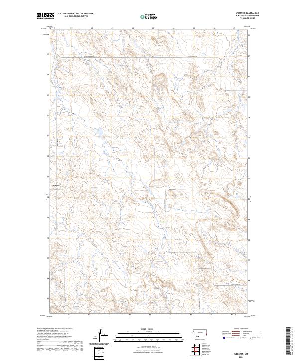 Webster topographic map thumbnail