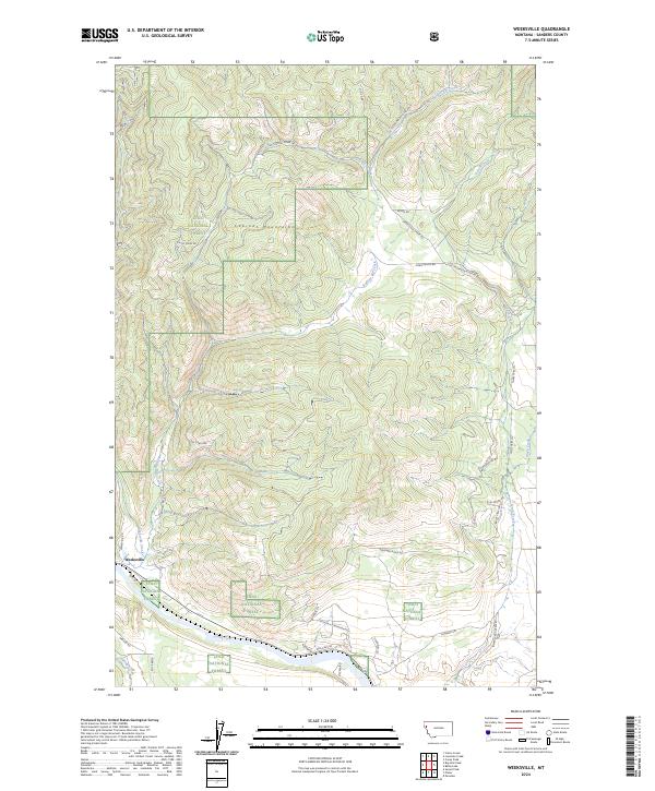 Weeksville 2024 topographic map thumbnail