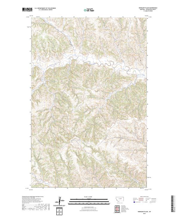 Weingart Place 2024 topographic map thumbnail