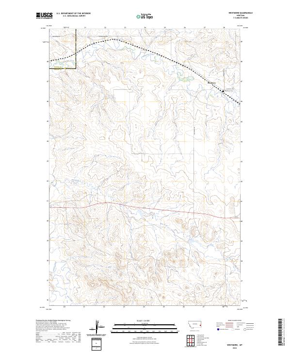 Westmore topographic map thumbnail
